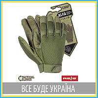 Перчатки тактические Олива REIS RTC-ALFA Z ( L - XL ) Польша