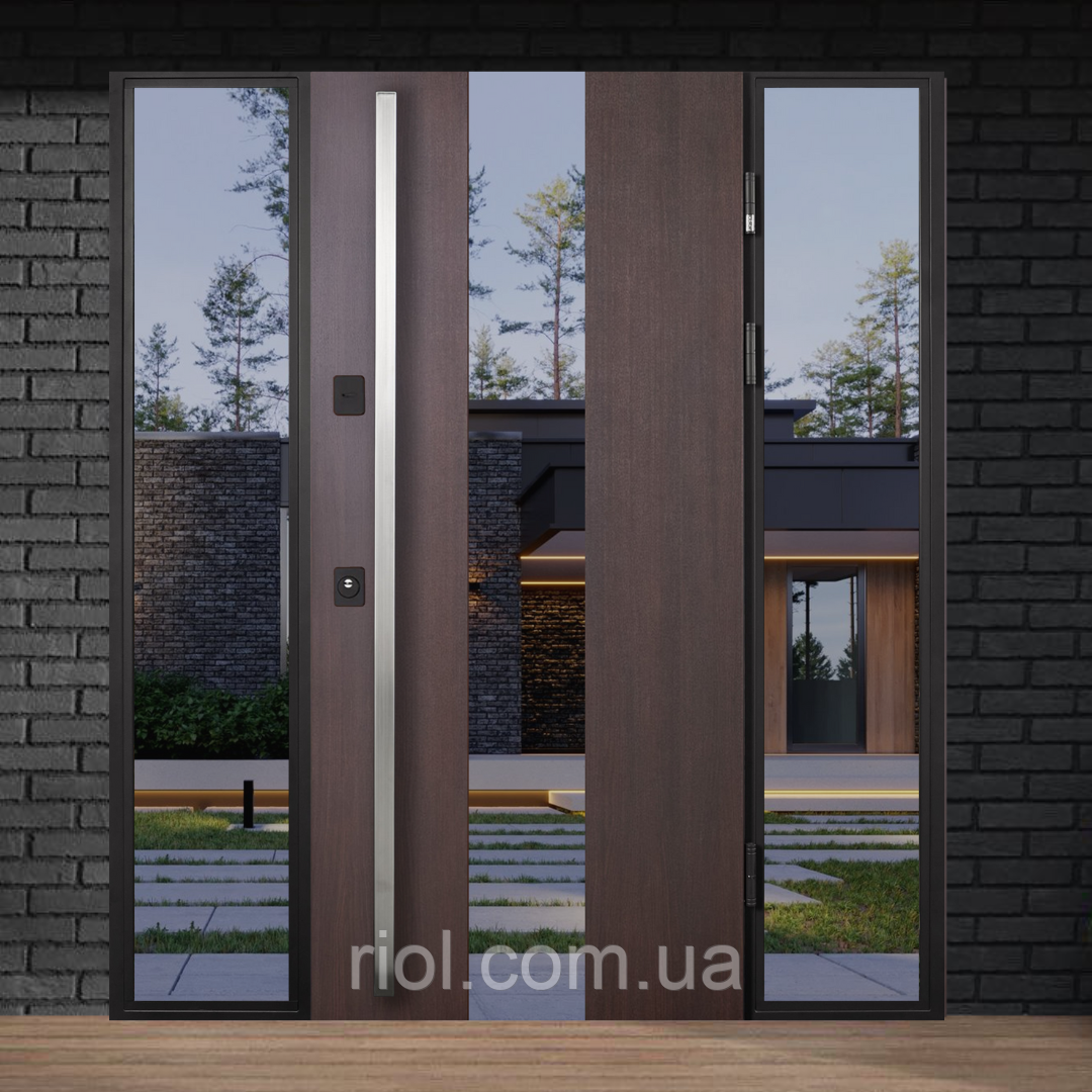 Вхідні нестандартні двері з терморозривом Queen 160-180 FRAME, фото 1