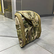 Підсумок - аптечка NATO з Моллі, швидкознімний, Мультикам, WINTAC, сумка тактична для аптечки на molle., фото 2