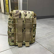 Підсумок - аптечка NATO з Моллі, швидкознімний, Мультикам, WINTAC, сумка тактична для аптечки на molle., фото 8