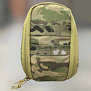 Підсумок напівжорсткий з демпфером для ПНО або тепловізора, Мультикам, кріпиться на молі, WINTAC, CORDURA 1000D 27*7*12 (XL), фото 2