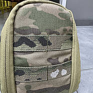 Підсумок напівжорсткий з демпфером для ПНО або тепловізора, Мультикам, кріпиться на молі, WINTAC, CORDURA 1000D 27*7*12 (XL), фото 3