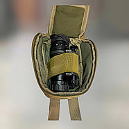 Підсумок напівжорсткий з демпфером для ПНО або тепловізора, Мультикам, кріпиться на молі, WINTAC, CORDURA 1000D 27*7*12 (XL), фото 9