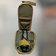 Підсумок напівжорсткий з демпфером для ПНО або тепловізора, Мультикам, кріпиться на молі, WINTAC, CORDURA 1000D 27*7*12 (XL), фото 6