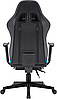 Крісло комп'ютерне Defender Watcher поліуританова з RGB підсвічуванням та підніжкою (Чорний), фото 2
