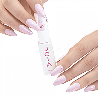 Гель лак нюдовий з конфеті JOIA vegan 113, Marshmallows, pink, 6 мл