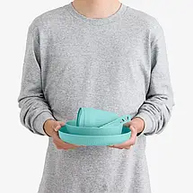 Набір туристичного посуду Sea To Summit Passage Dinnerware Set 1P, 7 Piece (Aqua Sea), фото 4