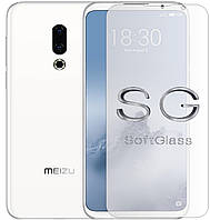 Мягкое стекло Meizu 16th на Экран полиуретановое SoftGlass