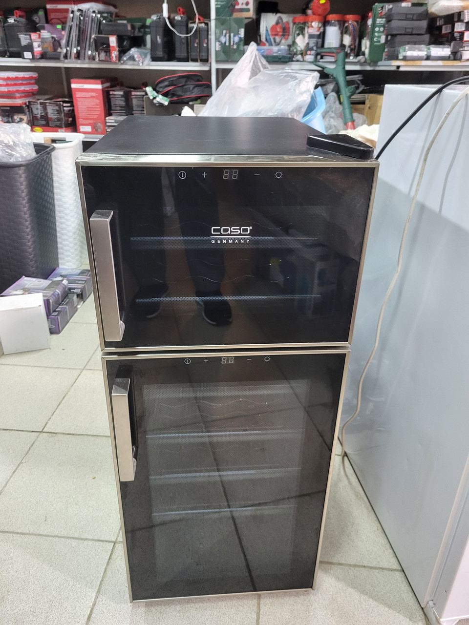 Винний холодильник CASO SC-21 A3 Wine Duett Touch 21 бувший у використанні - фото 1 - id-p2183800890
