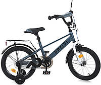 Дитячий велосипед 18 дюймів двоколісний Profi MB 18023-1 сірий