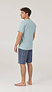 Чоловіча піжама з шортами та футболкою ТРИКОТАЖНА ELLEN SURF, фото 3