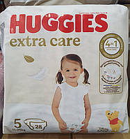 Подгузники Huggies Extra care 5 (12-22кг) 28шт