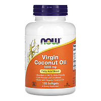 Кокосова олія NOW Virgin Coconut Oil 1000 mg (120 капс)