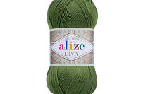 Пряжа Alize Diva (ализе дива) (летняя пряжа для вязания)- 79 камуфляжный