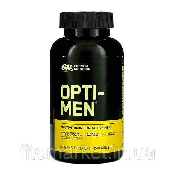 Вітаміни для чоловіків Opti-Men ТМ Optimum Nutrition 240 таблеток