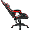 Крісло комп'ютерне Defender xCom поліуританова (Чорно-червоне), фото 2