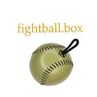 Fightball box тренажер для боксу на реакцію бойовий м яч на гумці італійська шкіра файтбол fight ball