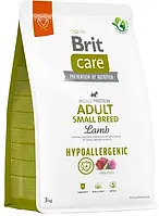 Сухий корм для собак Brit Care Dog Hypoallergenic Adult Small Breed з ягням 3 кг