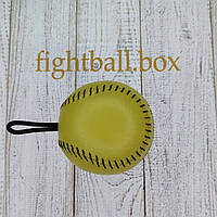 Fightball box тренажер для боксу на реакцію бойовий м яч на гумці італійська шкіра файтбол fight ball