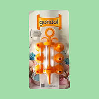 Кондитерский шприц с насадками для крема 7 штук пластиковых Gondol Шприц кондитера L 23 cm VarioMarket