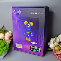 Конструктор Magic Blocks у вигляді ведмедика Bearbrick "Stars"