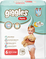 Подгузники Трусики детские Giggles 6 Exta large 15+ кг 20 шт