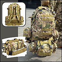 Військовий великий рюкзак каркасний тактичний 50л для військових, рюкзаки чоловічі тактичні армійські всу libr