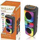 Портативна Bluetooth колонка WSJAR E-4109, чорна, фото 4