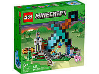 Конструктор LEGO ЛЕГО Minecraft Форпост із мечем (21244)