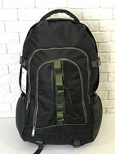 Рюкзак туристичний VA T-02-8 65л, чорний з хакі