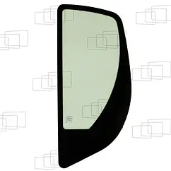 Скло дверей верх  Doosan DX235LCR-5  K1042156