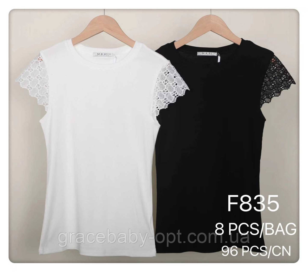Футболка жіноча оптом, S/M-L/XL pp, № NK-F835