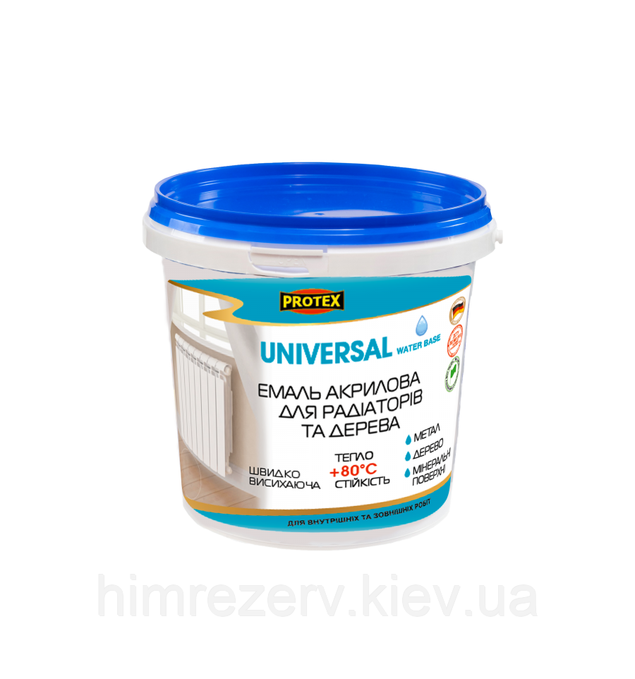 Емаль акрилова ВД Universal PROTEX 3кг (2.5л)