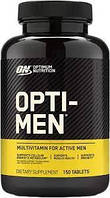 Витамины и минералы Optimum Nutrition Opti-Men (150 tabs) (срок придатности 08,24года)