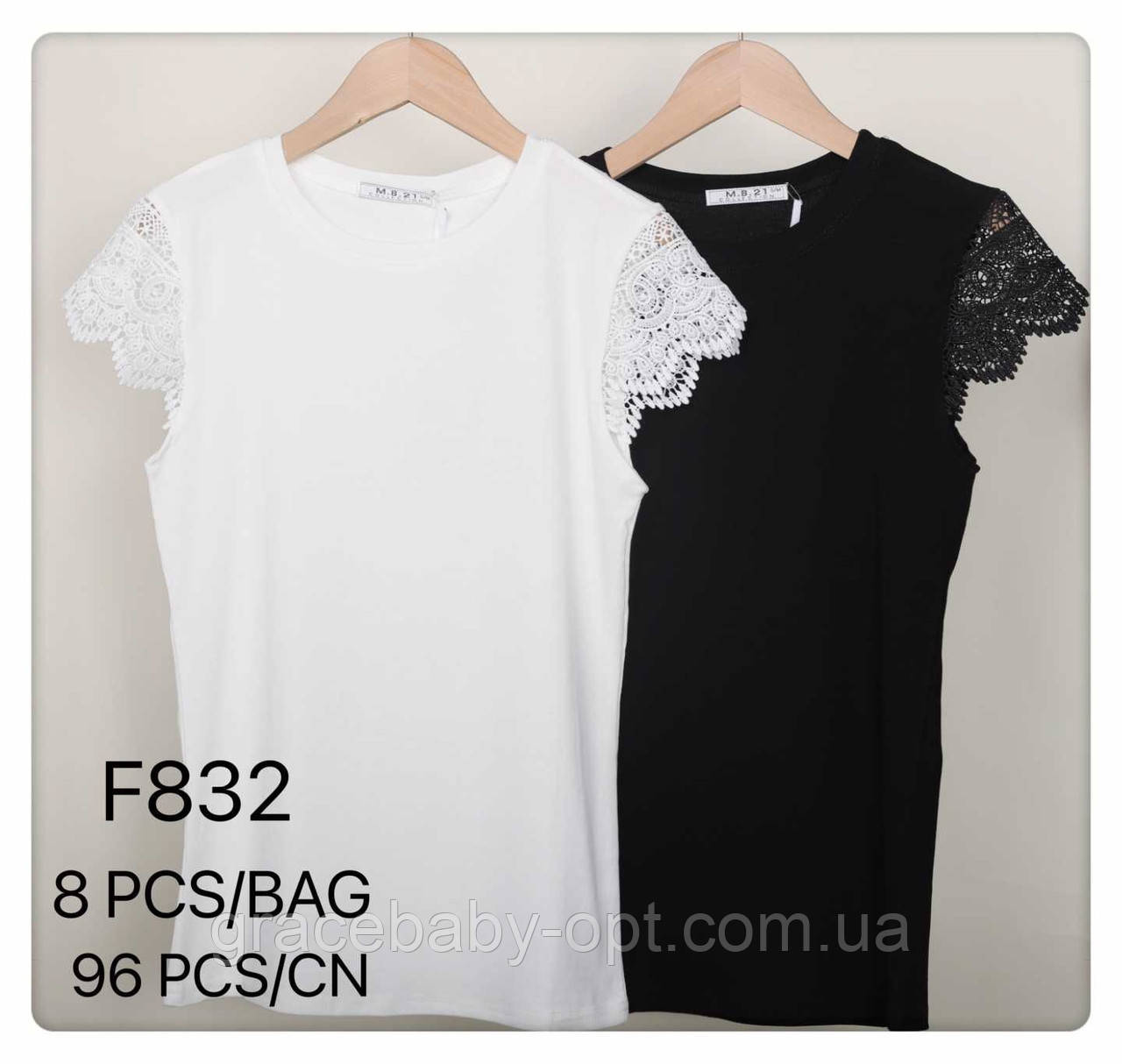 Футболка жіноча оптом, S/M-L/XL pp, № NK-F832