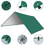 Тент водостійкий туристичний тент кемпінговий тент садовий 3x4м намети намети, фото 10