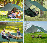Тент водостійкий туристичний тент кемпінговий тент садовий 3x4м намети намети, фото 8