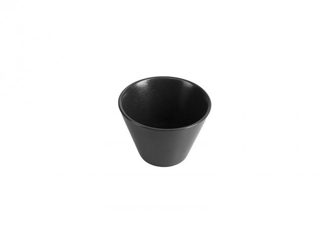 Чорний порцеляновий соусник Porland Black конусний 47 мл 6 см (368206/Bl)