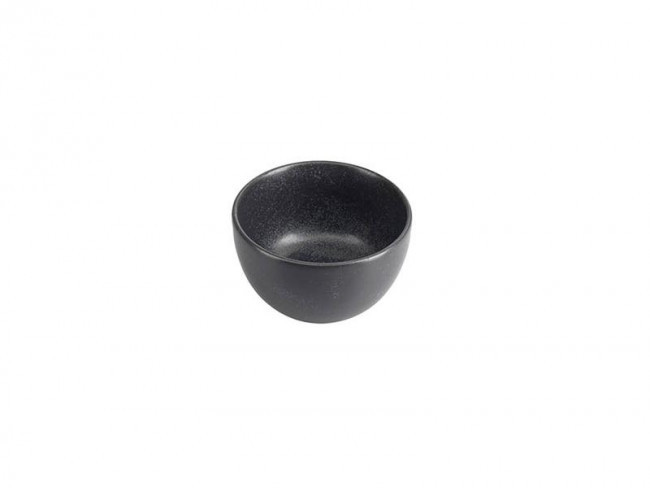 Чорна порцелянова салатниця Porland Black кругла 210 мл 10 см (382125/Bl)