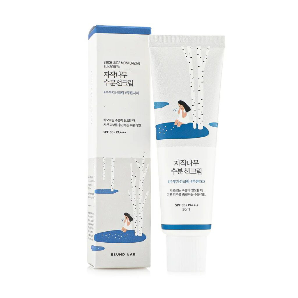 Cонцезахисний крем з березовим соком ROUND LAB Birch Juice Moisturizing Sunscreen