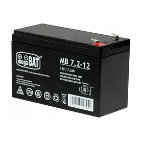 Акумулятор для електропастухів та обприскувачів Cowboy Mega BAT MB7.2-12