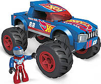 Конструктор Хот Уилс Мега Hot Wheels Mega Race Ace Monster Truck HDJ93