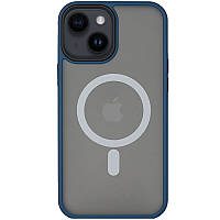 TPU+PC чехол Metal Buttons with MagSafe для Apple iPhone 14 (6.1") sux