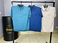 Мужская футболка Поло с воротником на резинке 2XL