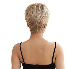 Перука коротка блонд, термоволокно DC1002-5 w, фото 4