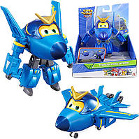 Super Wings Transforming Jerome Airplane Супер крылья Джером 12см