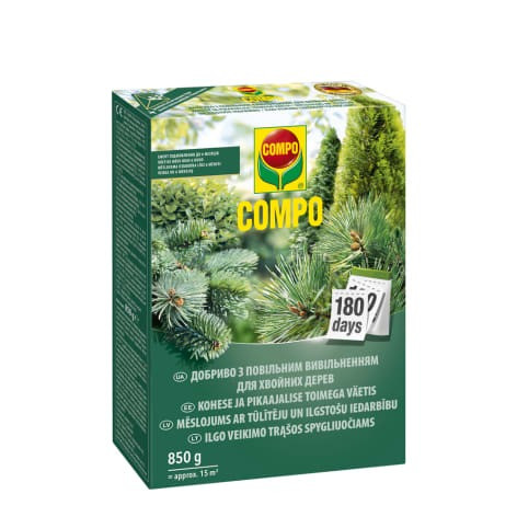 Тверде добриво тривалої дії для хвойних 0,85 кг, Compo