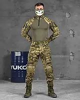 Костюм тактический COMBAT мужской Пиксель Штурмовой костюм для мужчин Трикотажная туристическая одежда M