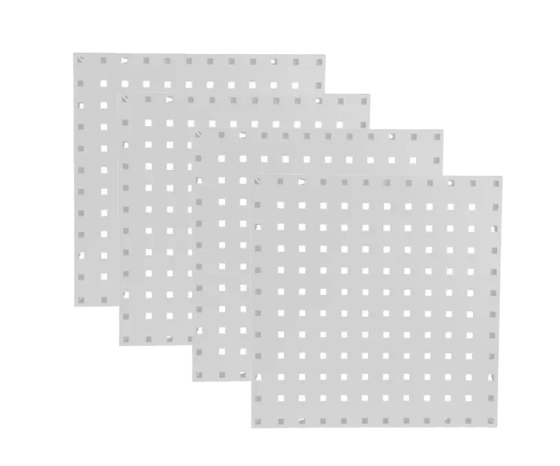 Настінний органайзер SGCB Metal Pegboard Tool Organizer Kit White, фото 1