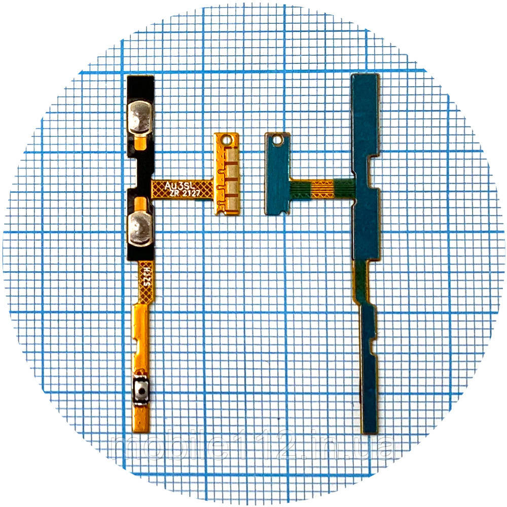 Шлейф Samsung Galaxy A03s A037F з кнопками гучності та ввімкнення, фото 1